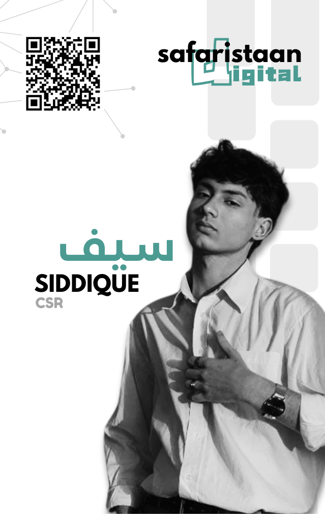 Saif Siddique — CSR